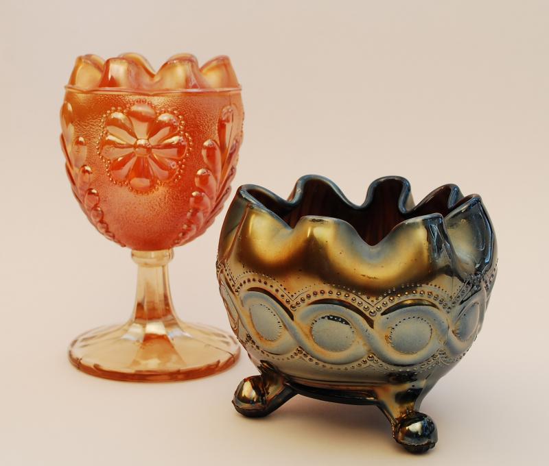 Glass Rose Bowls