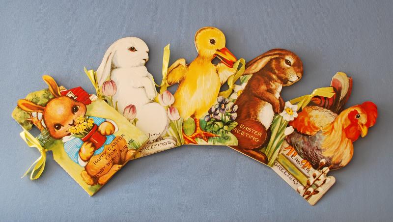 Old Fashioned Easter Story Books by B. Shackman Company