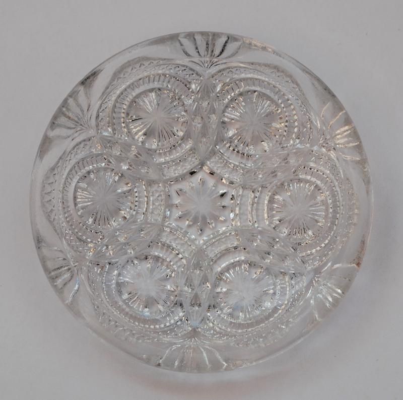 Pressed Glass Butter Pat