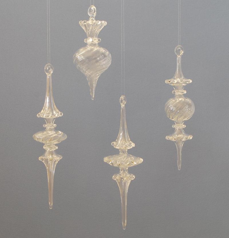 James F. Byrnes Glass Ornaments